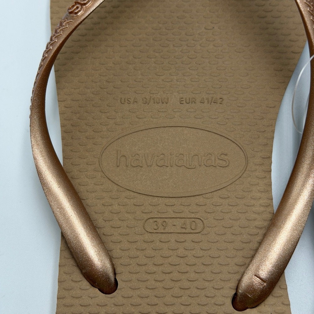 SLIM0058 | W's 9/10 | Havaianas SLIM SOLID flip flops / sandals - Picture 7 of 8